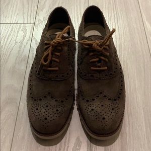 Cole Haan Zerogrand Brown Suede Oxford